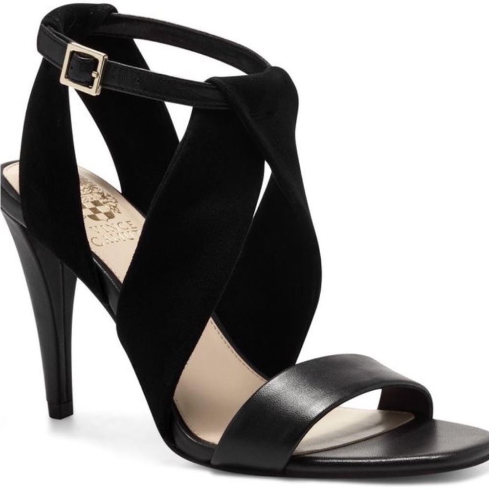 EXCELLENT CONDITION ELEGANT VINCE CAMUTO KALIENTIE LEATHER SANDAL WORN ONE TIME